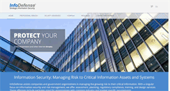 Desktop Screenshot of infodefense.com